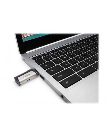 MEMORIA USB-C / USB 3.1 256GB SANDISK ULTRADUAL SILVER / BLACK