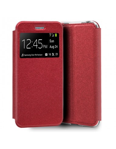 FUNDA MOVIL COOL LEATHER WINDOW RED PARA SAMSUNG A505 A50 / A30S