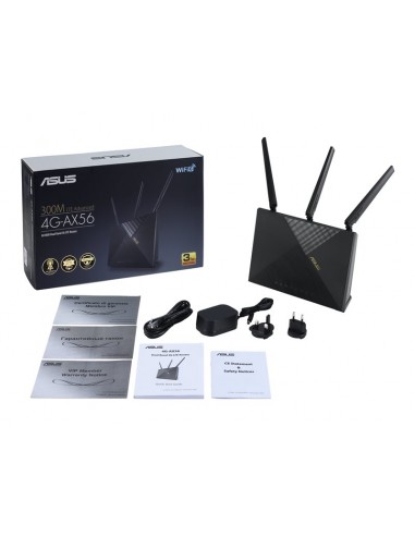 ROUTER WIRELESS ASUS AX56 4G 4P 10/100