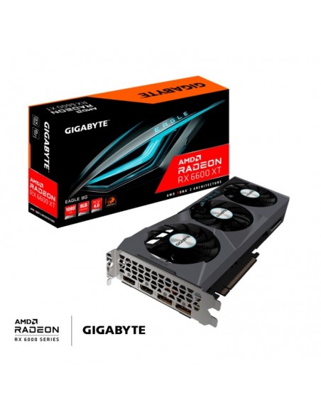 TARJETA GRAFICA PCIE AMD RADEON RX 6600 XT EAGLE 8GB DDR6 2XDP 2XHDMI