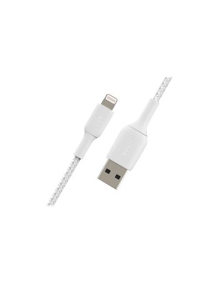 CABLE BELKIN USB MACHO / LIGHTNING MACHO 0.15M WHITE