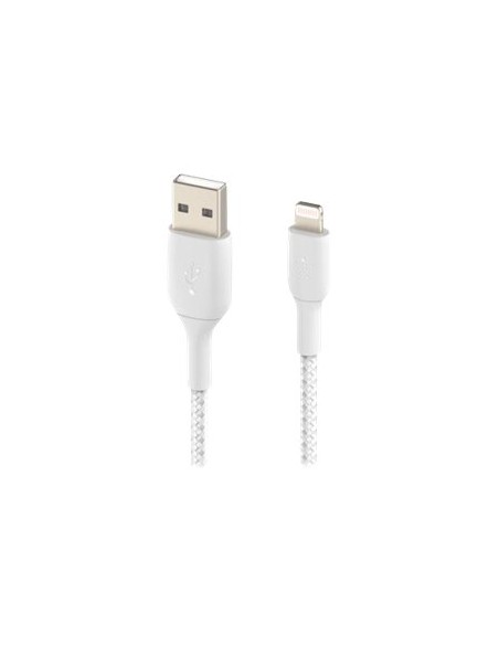 CABLE BELKIN USB MACHO / LIGHTNING MACHO 0.15M WHITE