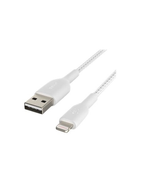 CABLE BELKIN USB MACHO / LIGHTNING MACHO 0.15M WHITE