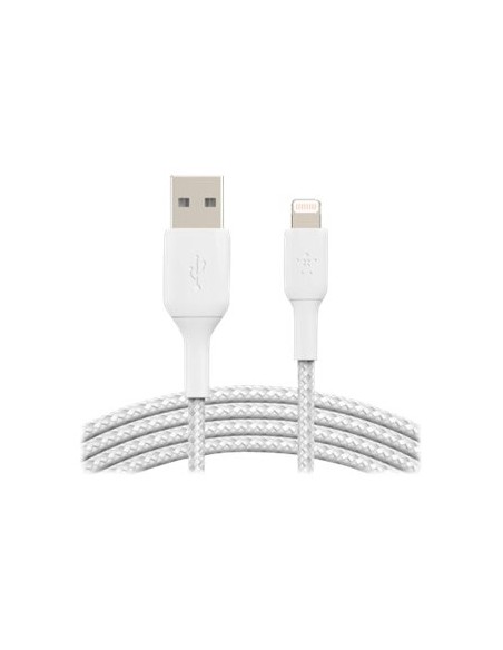 CABLE BELKIN USB MACHO / LIGHTNING MACHO 0.15M WHITE