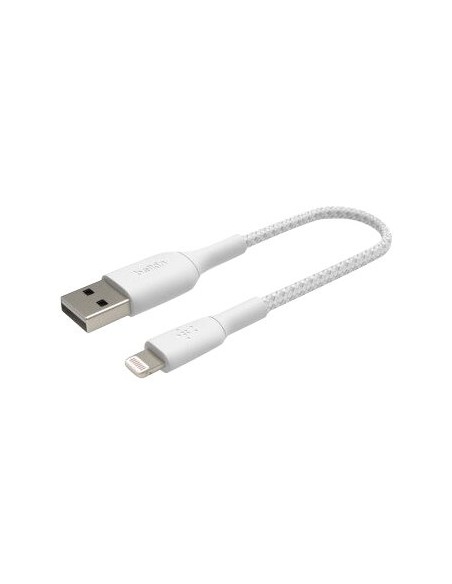 CABLE BELKIN USB MACHO / LIGHTNING MACHO 0.15M WHITE