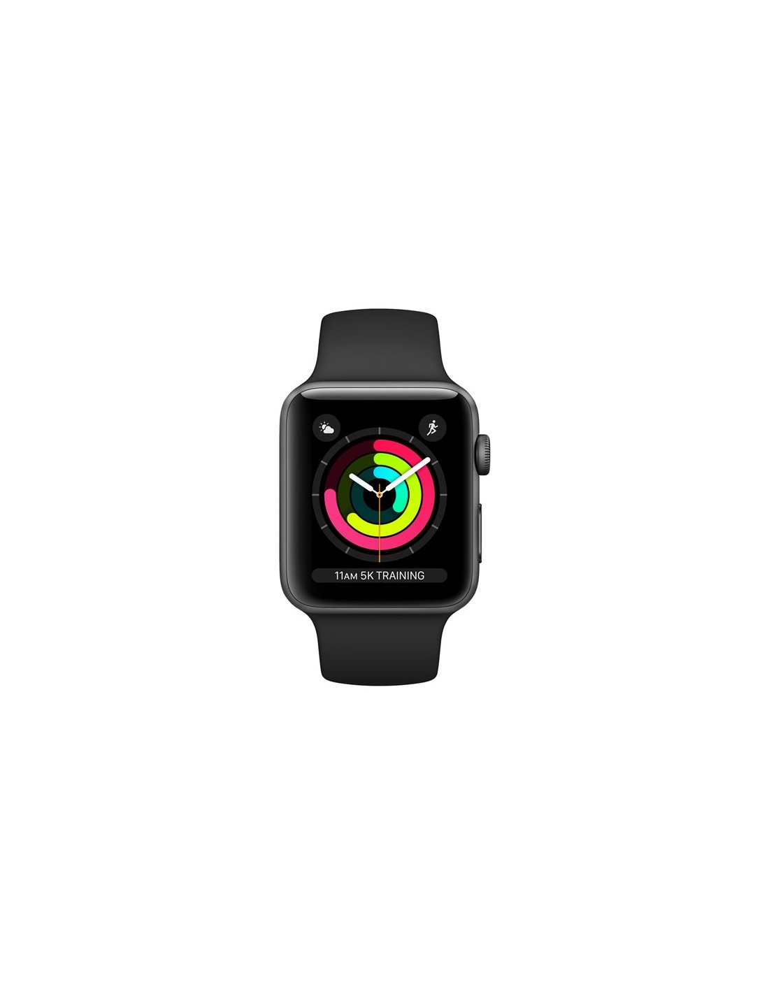 APPLE WATCH SERIE 3 GPS 42MM SPACE GREY ALUMINIUM + CORREA SPORT BLACK
