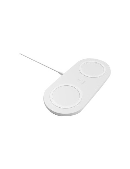 BASE DE CARGA BELKIN DOBLE BOOST CHARGE QI 10W WHITE