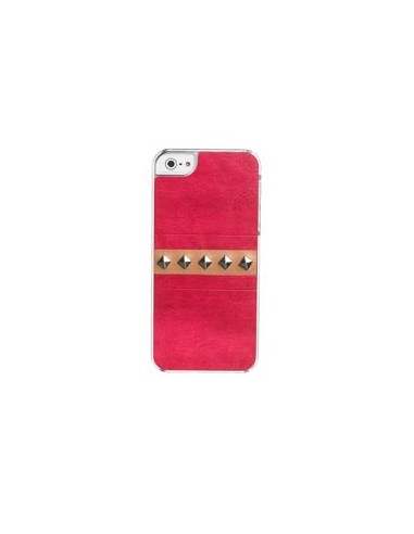 FUNDA MOVIL BACK COVER CELLY TACHUELAS PINK IPHONE 5 / 5S/ SE