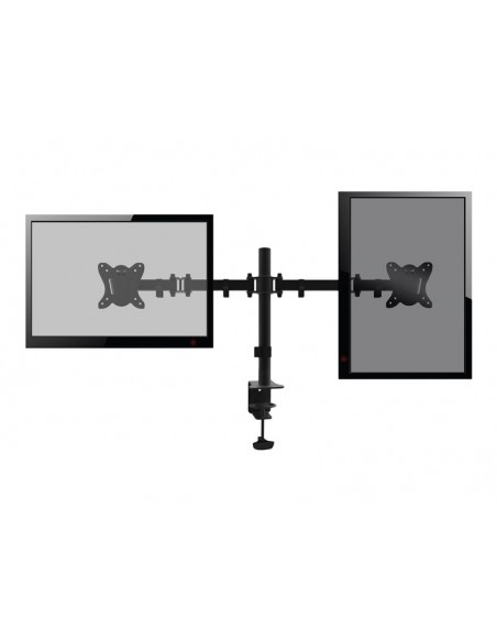 SOPORTE MONITOR ESCRITORIO EQUIP 2 BRAZOS 13-32 VESA 100 MONTAJE PINZA