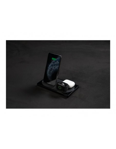 BASE DE CARGA BELKIN 3 EN 1 BOOST CHARGE QI BLACK
