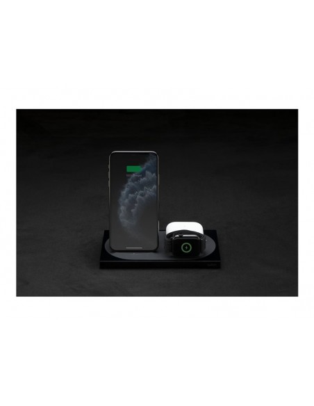 BASE DE CARGA BELKIN 3 EN 1 BOOST CHARGE QI BLACK