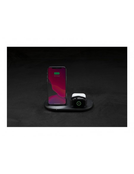BASE DE CARGA BELKIN 3 EN 1 BOOST CHARGE QI BLACK