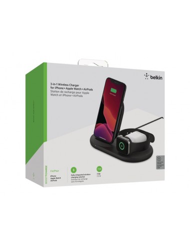 BASE DE CARGA BELKIN 3 EN 1 BOOST...