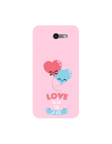 FUNDA MOVIL BACK COVER DULCISSIMO GEL LOVE IS IN THE AIR PINK PARA SAMSUNG J3 2017