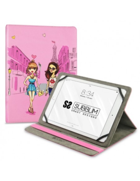 FUNDA TABLET SUBBLIM TRENDY CASE 10.1 FASHION GIRLS