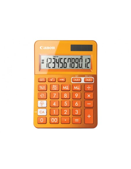 CALCULADORA CANON LS-123K SOBREMESA ORANGE