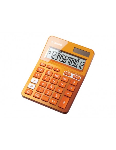 CALCULADORA CANON LS-123K SOBREMESA ORANGE