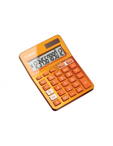 CALCULADORA CANON LS-123K SOBREMESA ORANGE