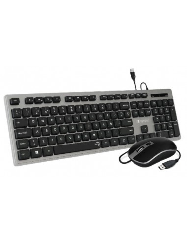 TECLADO + MOUSE SUBBLIM USB PLANO...