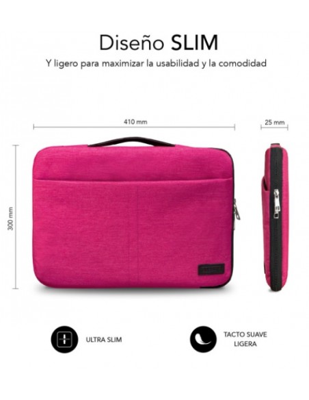 FUNDA PORTATIL SUBBLIM ELEGANT SLEEVE 15.6 PINK