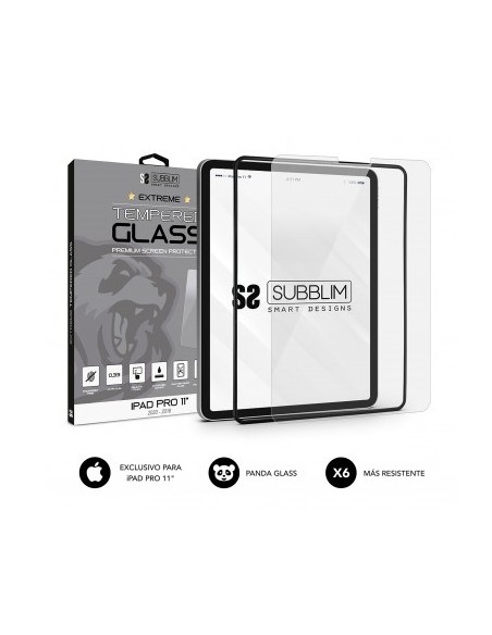 FUNDA TABLET SUBBLIM SHOCK CASE IPAD 11 2021/20/18 BLACK