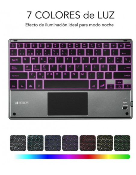 FUNDA TABLET + TECLADO SUBBLIM BLUETOOTH BLACK IPAD PRO 12.9 (3ª 4ª 5ª GEN)