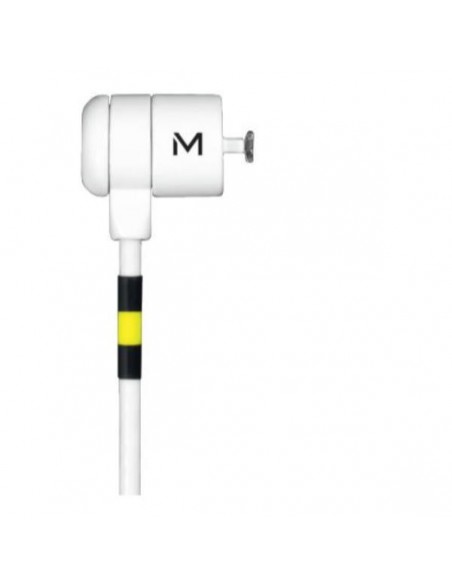 CABLE MOBILIS BLOQUEO DE SEGURIDAD CON LLAVE WHITE 1.8M 