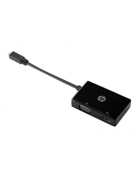 ADAPTADOR HP MICRO HDMI MACHO / VGA HEMBRA / HDMI HEMBRA OTG