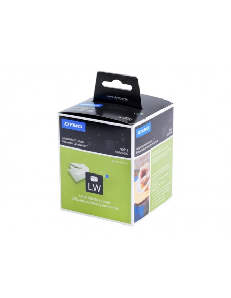 ROLLO ETIQUETAS DYMO LABELWRITER 89MMX36MM WHITE 520UDS