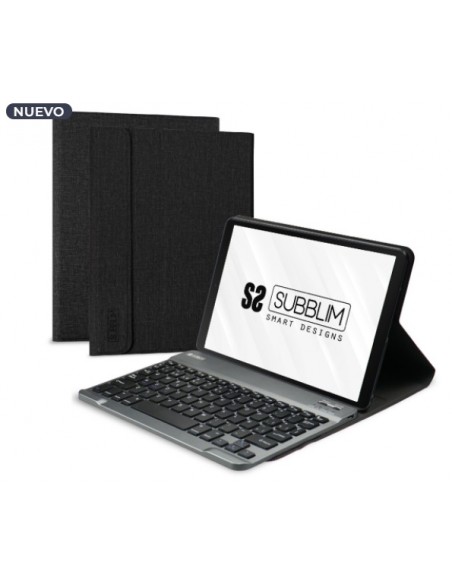 FUNDA TABLET SUBBLIM KEYTAB PRO + TECLADO BLUETOOTH LENOVO TAB M10 FHD PLUS 10.3 BLACK