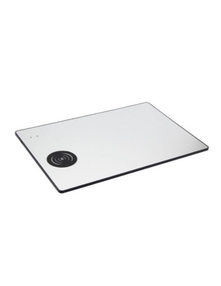 ALFOMBRILLA SUBBLIM WIRELESS CHARGER QI ALUMINUM SILVER 10W