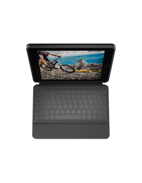FUNDA TABLET + TECLADO LOGITECH FOLIO RUGGED GRAPHITE IPAD 10.2 (7ª 8ª 9ª GEN)