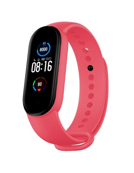 CORREA COOL PARA XIAOMI MI BAND 5 / MI BAND 6 / MI BAND 7 / AMAZFIT BAND 5 PINK