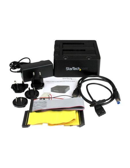 BASE DE CONEXION DISCO DURO STARTECH USB 3.0 SATA IDE 2.5 3.5