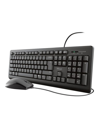 TECLADO + MOUSE TRUST TKM-250 BLACK