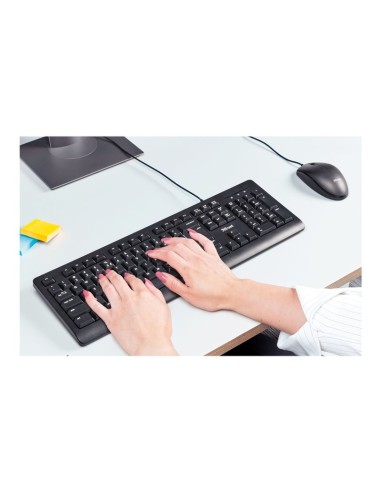 TECLADO + MOUSE TRUST TKM-250 BLACK