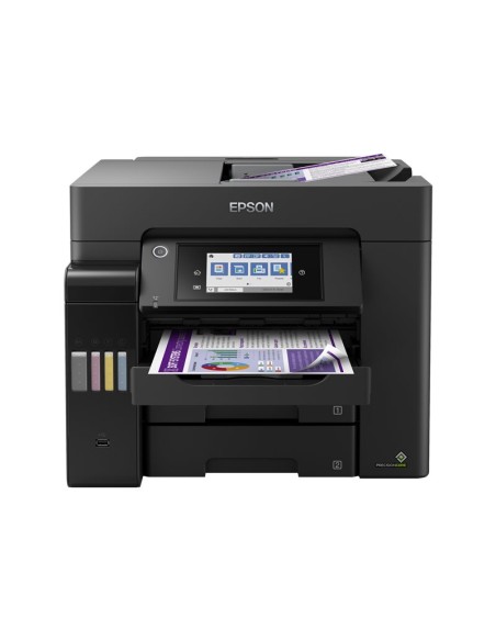 IMPRESORA EPSON MULTIFUNCION ECOTANK ET-5850 25PPM ADF DUPLEX LAN WIFI FAX BLACK