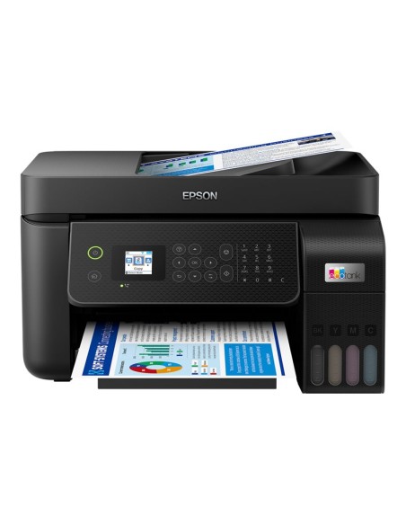 IMPRESORA EPSON MULTIFUNCION ECOTANK ET-4800 33PPM ADF LAN WIFI FAX BLACK