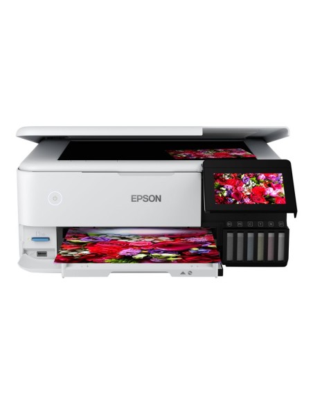 IMPRESORA EPSON MULTIFUNCION ECOTANK ET-8500 12PPM DUPLEX LAN WIFI WHITE