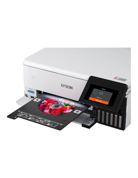 IMPRESORA EPSON MULTIFUNCION ECOTANK ET-8500 12PPM DUPLEX LAN WIFI WHITE