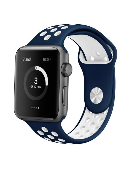 CORREA COOL PARA APPLE WATCH 38/40/41MM SPORT BLUE/WHITE