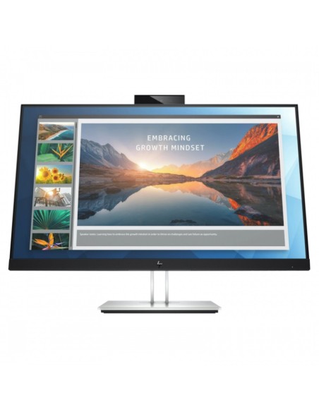 MONITOR HP 23.8 IPS FHD E24MV 1920X1080 5MS VGA HDMI DP PIV / REG WEBCAM SILVER/BLACK
