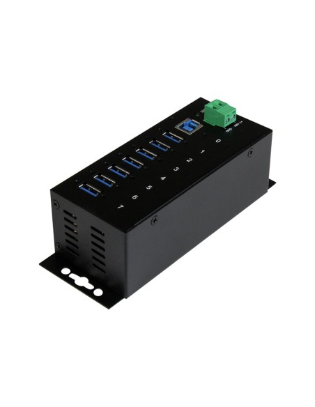 HUB STARTECH 7 PUERTOS USB 3.0 INDUSTRIAL BLACK