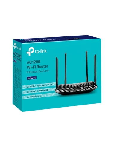 ROUTER TP-LINK ARCHER C6 AC1200 4P RJ45