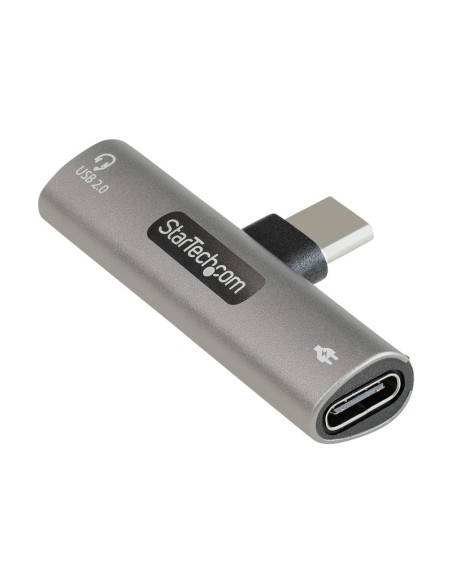 ADAPTADOR STARTECH USB-C MACHO / 2X USB-C HEMBRA SILVER