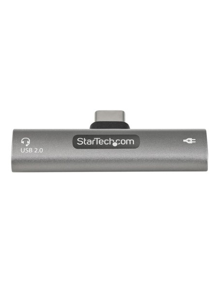 ADAPTADOR STARTECH USB-C MACHO / 2X USB-C HEMBRA SILVER