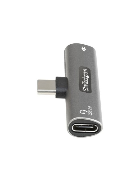 ADAPTADOR STARTECH USB-C MACHO / 2X USB-C HEMBRA SILVER