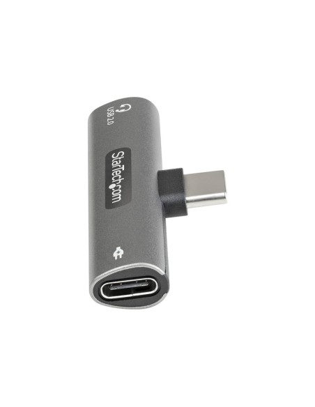 ADAPTADOR STARTECH USB-C MACHO / 2X USB-C HEMBRA SILVER