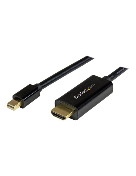 CABLE STARTECH MINI DISPLAYPORT MACHO / HDMI MACHO 1M ULTRA HD 4K BLACK