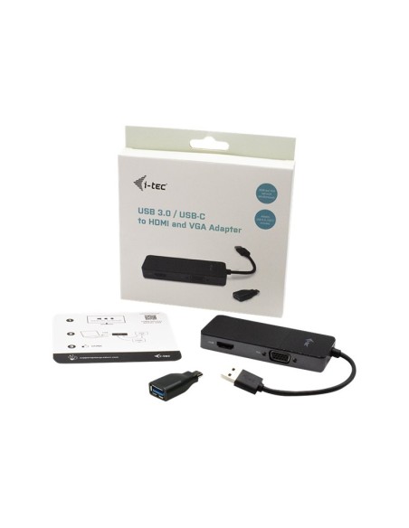 ADAPTADOR I-TEC VIDEO EXTERNO USB 3.0 / HDMI + VGA